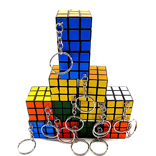 

Speed Cube Set 12 pcs Magic Cube IQ Cube 333 Magic Cube Stress Reliever Puzzle Cube Glossy With Keychain Professional Kid's Adults' Children's Toy Gift / 14 years