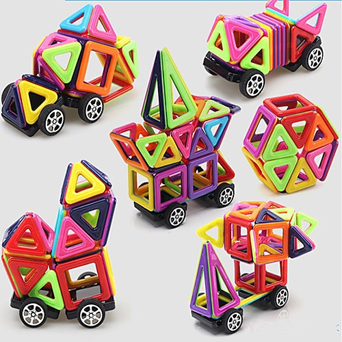 

Magnetic Blocks Magnetic Tiles Building Blocks Building Bricks 64 pcs Fashion Car Transformable Building Toys Boys' Girls' Toy Gift / Kid's