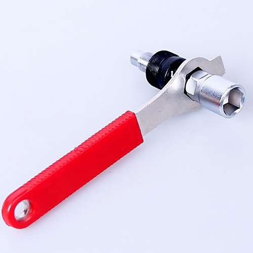 

Bike Crankset Puller Remover Spanner Portable Repair Kit Anti-Slip Durable For Road Bike Mountain Bike MTB Cycling Bicycle Carbon Steel Silver 1 pcs