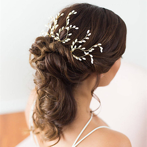 

Pearl Hair Pin with Pearl 3 Wedding / Party / Evening Headpiece