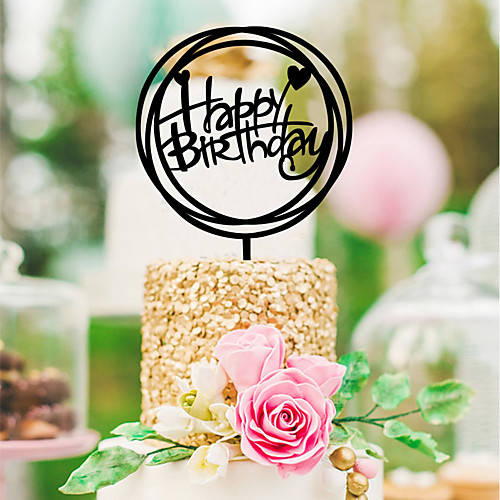

Wedding / Birthday Acrylic Wedding Decorations Classic Theme All Seasons