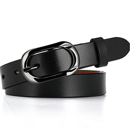 

Women's Leather / Alloy Waist Belt Buckle