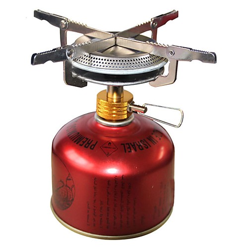 

Camping Stove Outdoor Cookware Case Included for Stainless Steel Outdoor Camping Red