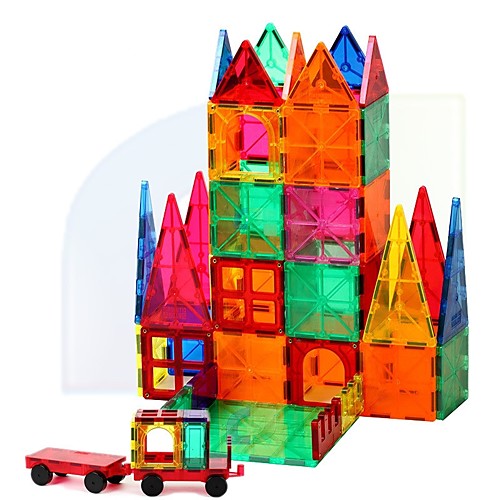 

Magnetic Blocks Magnetic Tiles Building Blocks Building Bricks 60 pcs Architecture Transformable Vintage Style Building Toys Boys' Girls' Toy Gift / Kid's