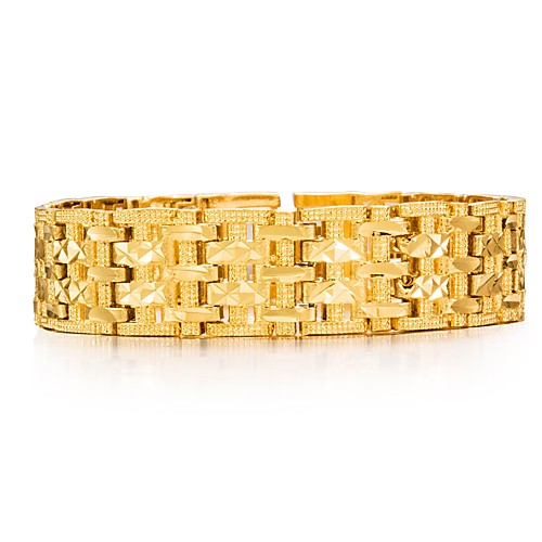 

Men's Chain Bracelet - Gold Plated Fashion Bracelet Gold For Party Gift