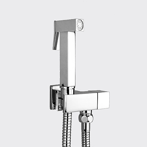 

SprinkleBidet Faucets - Modern Chrome Wall Mount Pull out One Hole