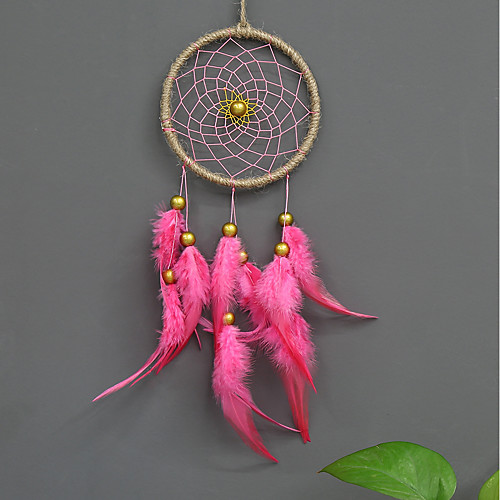 

Handmade Dream Catchers With Feather Traditional Wall Hangings Decoration