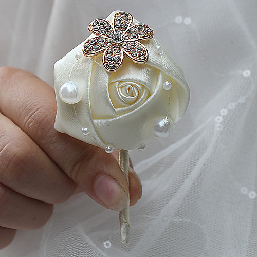 

Wedding Flowers Boutonnieres Wedding / Event / Party Satin 2.76(Approx.7cm)