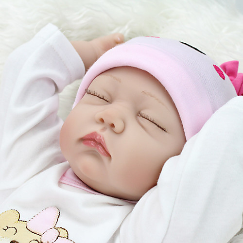 

NPK DOLL 22 inch Reborn Doll People Family lifelike Cute Child Safe Non Toxic Lovely with Clothes and Accessories for Girls' Birthday and Festival Gifts / Kid's / Parent-Child Interaction / Vinyl