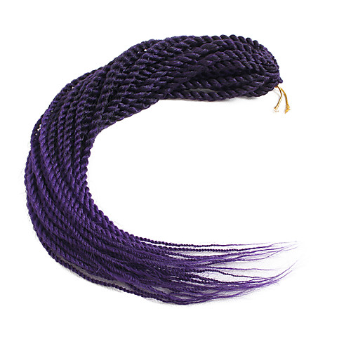 

Braiding Hair Senegalese Twist Crochet Hair Braids Synthetic Hair 30 roots / pack 1pack Hair Braids 22inch(Approx.56cm)