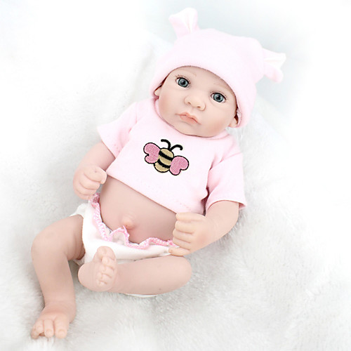 

NPKCOLLECTION 12 inch NPK DOLL Reborn Doll Baby lifelike Cute Hand Made Child Safe Non Toxic Full Body Silicone Silicone Vinyl 28cm with Clothes and Accessories for Girls' Birthday and Festival Gifts