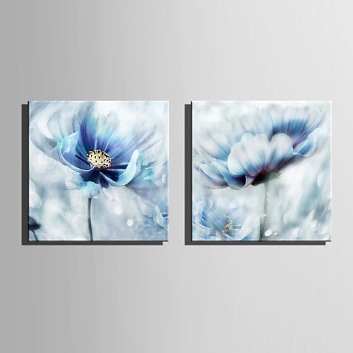 

Stretched Canvas Prints Modern, Two Panels Canvas Square Print Wall Decor Home Decoration