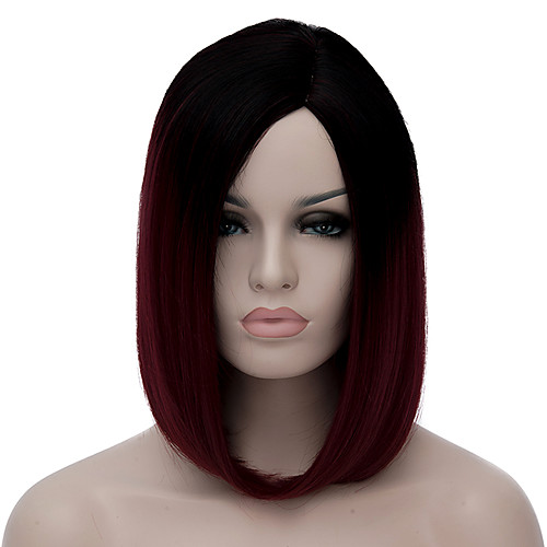 

Cosplay Costume Wig Synthetic Wig Cosplay Wig Lolita Wig Short Dark Wine Synthetic Hair Women's Red