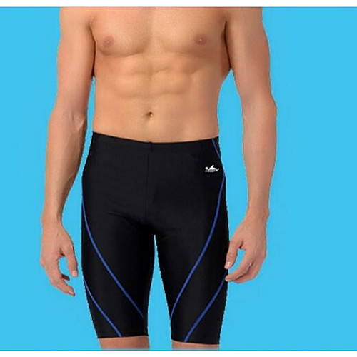 

Men's Bottoms Swimsuit Solid Color Black Blue Swimwear Bathing Suits