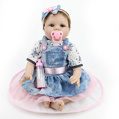 

NPKCOLLECTION 22 inch NPK DOLL Reborn Doll Girl Doll Baby Girl Reborn Baby Doll lifelike Cute Hand Made Child Safe Non Toxic 55cm with Clothes and Accessories for Girls' Birthday and Festival Gifts