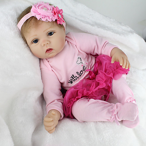 

NPKCOLLECTION 22 inch NPK DOLL Reborn Doll Girl Doll Baby Girl Reborn Baby Doll lifelike Cute Hand Made Child Safe Non Toxic 55cm with Clothes and Accessories for Girls' Birthday and Festival Gifts