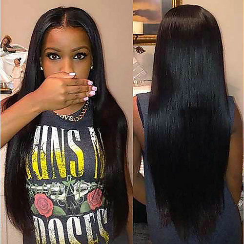 

3 Bundles Hair Weaves Brazilian Hair Straight Human Hair Extensions Remy Human Hair 100% Remy Hair Weave Bundles 300 g Natural Color Hair Weaves / Hair Bulk Human Hair Extensions 8-28 inch Natural
