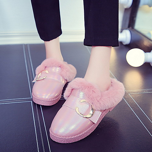 

Women's Slippers Slippers Ordinary PU(Polyurethane) solid color Shoes