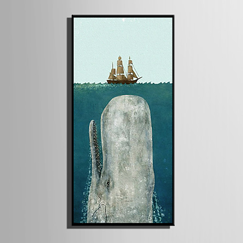 

Framed Canvas Framed Set - Animals Cartoon Plastic Illustration Wall Art