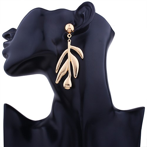 

Women's Drop Earrings Long Ladies Classic Gold Plated Earrings Jewelry Gold / Silver For Party Date