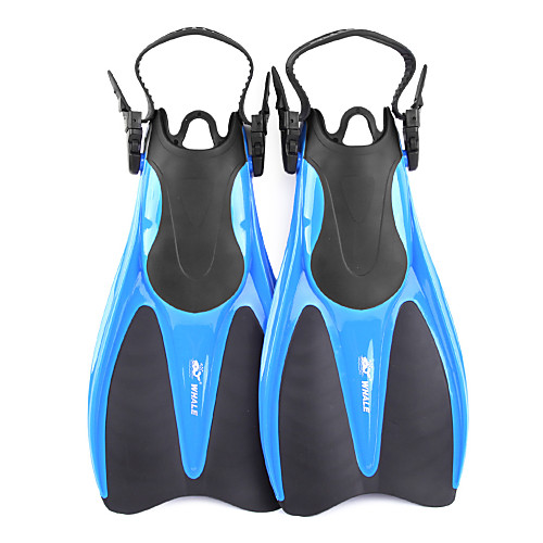 

WHALE Diving Fins Swim Fins Short Blade Adjustable Strap Swimming Diving Snorkeling Rubber - for Adults Black Yellow Red