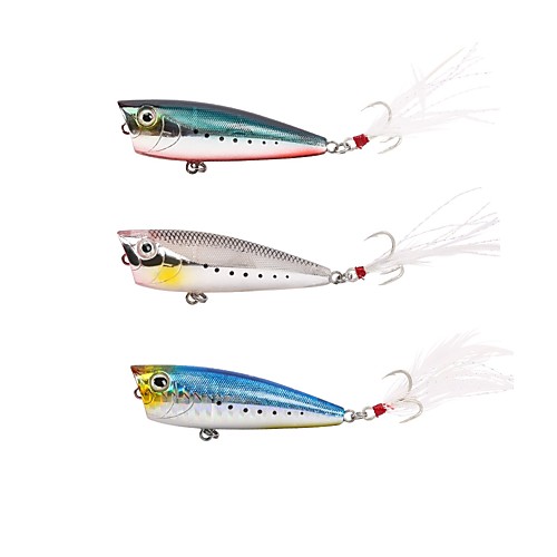 

1 pcs Fishing Lures Hard Bait Floating Bass Trout Pike Bait Casting Spinning Jigging Fishing