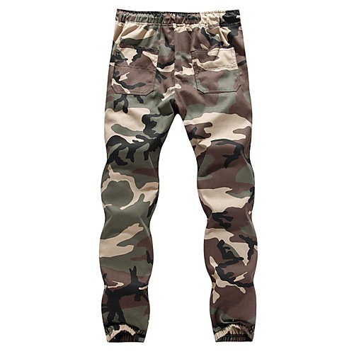 

Hiking Pants Men's Basic / Military Daily Skinny / wfh Sweatpants Pants - Camo / Camouflage Spring Summer Gray Army Green XXXL XXXXL XXXXXL