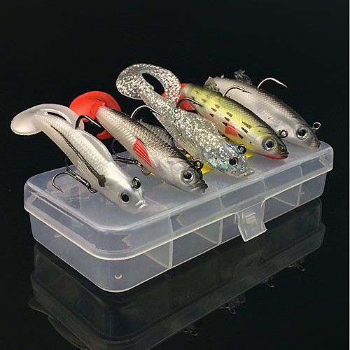 

5 pcs Lure kit Fishing Lures Soft Bait Shad Floating Bass Trout Pike Bait Casting Lure Fishing General Fishing