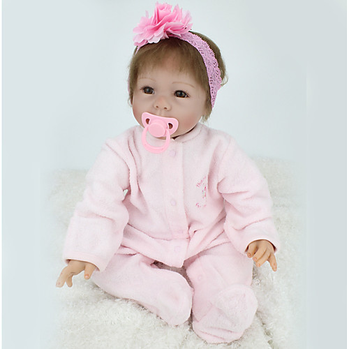 

NPK DOLL 22 inch Reborn Doll Girl Doll Baby Girl Reborn Baby Doll Newborn lifelike Cute Hand Made Child Safe with Clothes and Accessories for Girls' Birthday and Festival Gifts / New Design / Kid's