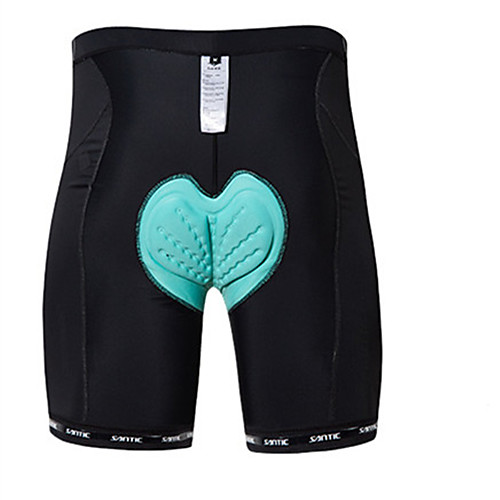 

SANTIC Men's Women's Cycling Padded Shorts Bike Shorts Pants Sports Solid Color Polyester Elastane Black Mountain Bike MTB Road Bike Cycling Clothing Apparel Advanced Semi-Form Fit Bike Wear Advanced