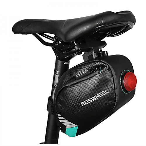 

ROSWHEEL Bike Saddle Bag Rain Waterproof Waterproof Zipper Wearable Bike Bag Canvas leather Bicycle Bag Cycle Bag Cycling / Bike