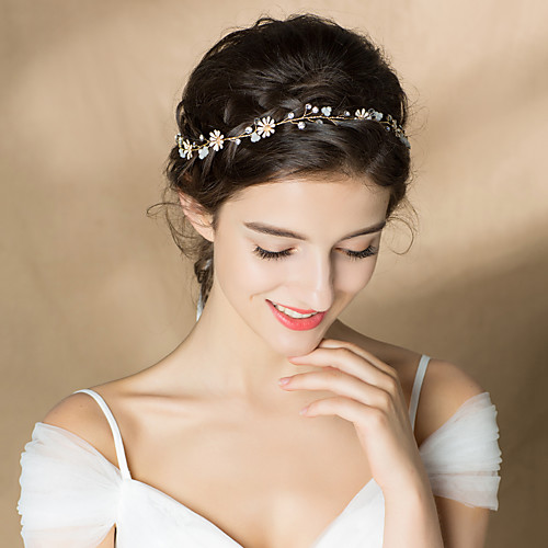 

Rhinestone Headbands with Rhinestone / Floral 1pc Wedding / Party / Evening Headpiece