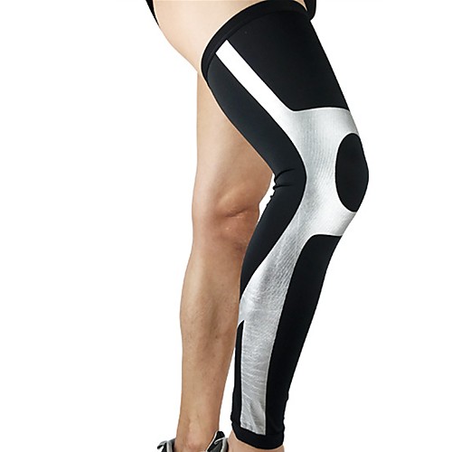 

Knee Brace for Running Racing Basketball Impact Resistant Non Slip Lycra Spandex 1 pc Sports & Outdoor Black / Silver Black / Red Green / Black