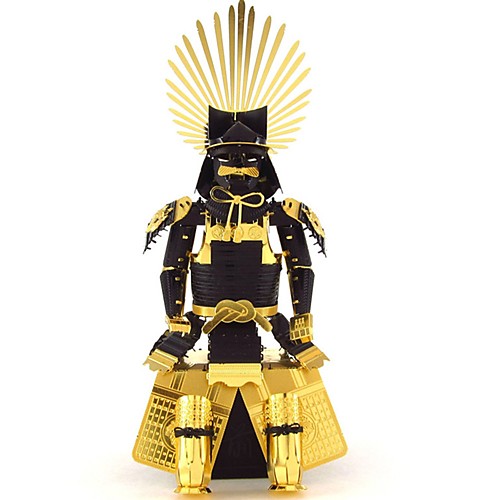 

3D Puzzle Metal Puzzle People Warrior Focus Toy Hand-made Metalic 1 pcs Standing Style Kid's Adults' Boys' Girls' Toy Gift