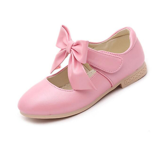 

Girls' Heels Comfort Tiny Heels for Teens Leatherette Little Kids(4-7ys) Big Kids(7years ) Casual White Pink Gold Spring Fall