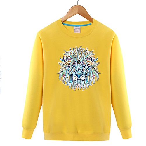 

Men's Sweatshirt Solid Colored Daily Hoodies Sweatshirts Long Sleeve Black Red Yellow / Spring