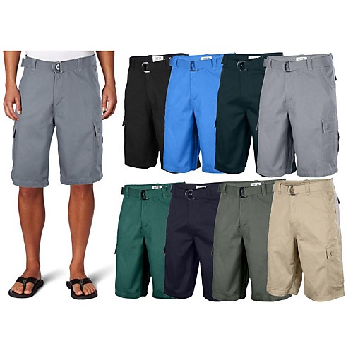 

Men's Hiking Shorts Solid Color Summer Outdoor 10 Relaxed Fit Breathable Quick Dry Sweat-wicking Softness Shorts Bottoms White Black Yellow Blue Grey Camping / Hiking Fishing Hiking M L XL XXL XXXL