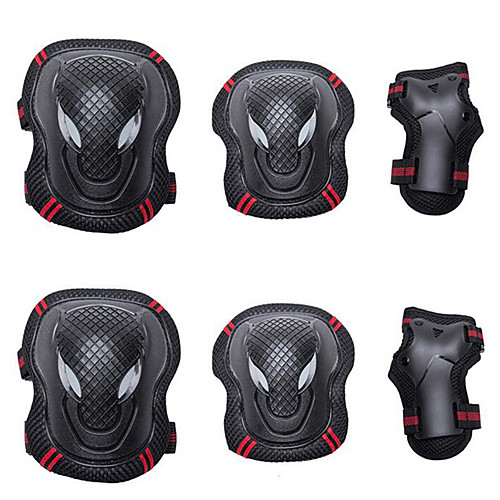 

Knee Pads Elbow Pads Wrist Pads for Inline Skates / Hoverboard / Roller Skates Breathable / Protective 6 pack