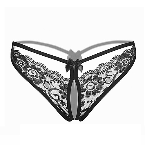 

Women's 1box Lace Sexy Ultra Sexy Panty - Normal, Jacquard White Black Red One-Size
