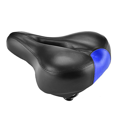 

Bike Saddle / Bike Seat Thick PU Leather Silica Gel Cycling Road Bike Mountain Bike MTB Black Red Blue