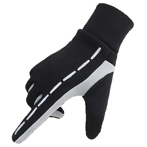 

Full Finger Gloves Winter Sports Running / Fishing / Jogging Fleece / Lycra