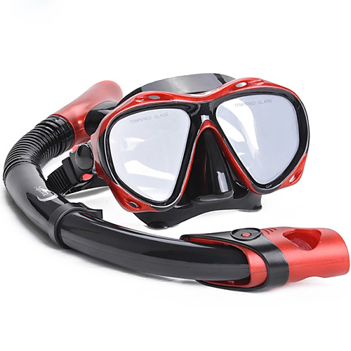 

Snorkeling Set Anti Fog Dry Top Adjustable Strap Two-Window - Swimming Diving Scuba Silicon Rubber - For Adults' Black / Red Pink Blue / White Black / White