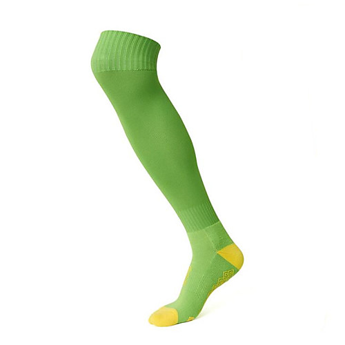 

Football Socks Soccer Socks Cotton Men's Solid Colored Socks Long Socks Anti-Slip Wearable Non Slip Sports & Outdoor 1 Pair