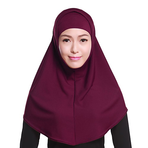 

Women's Basic Linen Hijab - Solid Colored