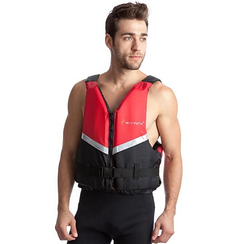 

Life Jacket Swimming Nylon EPE Foam Diving Surfing Snorkeling Top for Adults / Patchwork / Patchwork