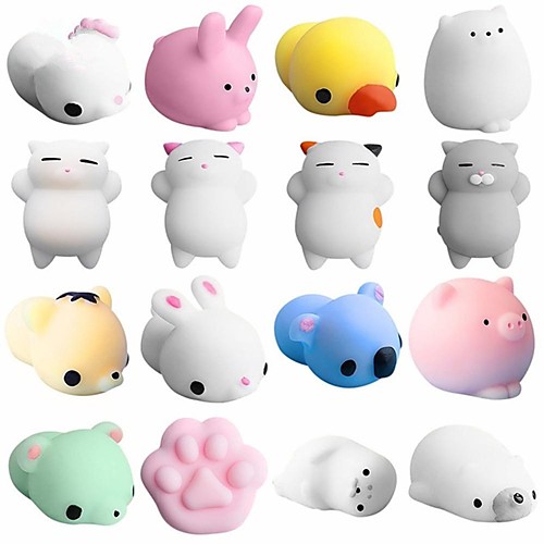 

Squishy Squishies Squishy Toy Squeeze Toy / Sensory Toy Mini Animal Stress and Anxiety Relief Kawaii Mochi For Kid's Adults' Boys and Girls Gift Party Favor 5 pcs / 14 years / Random color delivery.
