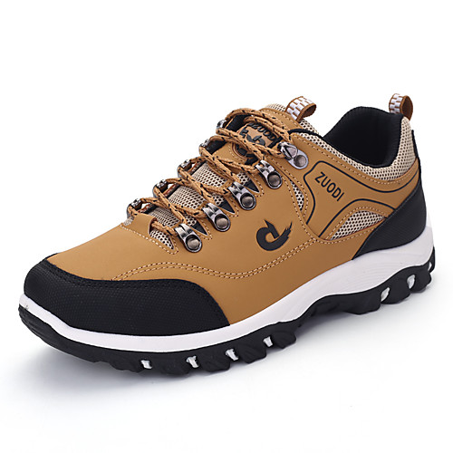 

Men's Fall / Spring & Summer Sporty / Casual Daily Outdoor Trainers / Athletic Shoes Hiking Shoes / Walking Shoes Synthetics Breathable Non-slipping Shock Absorbing Black / Yellow / Light Green
