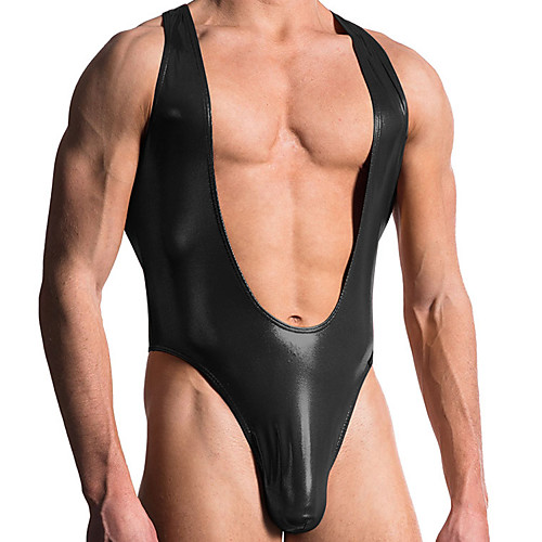 

Men's Sexy Boxers Underwear - Normal, Solid Colored Black M L XL / Club