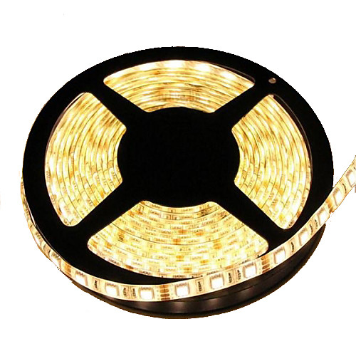 

5M LED Light Strips Waterproof Tiktok Lights 72W 300LEDs 5050 SMD 10mm 4800LM Warm White Light LED Strip Lamp(DC12V)