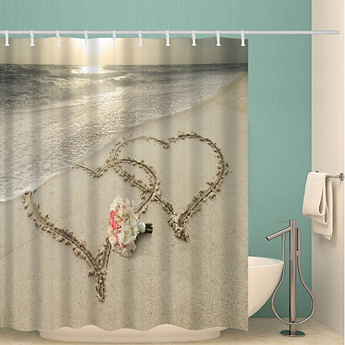 

Shower Curtains & Hooks Contemporary Polyester Novelty Waterproof Bathroom